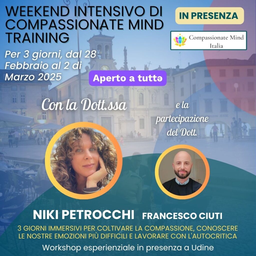 Weekend Intensivo di Compassionate Mind Training - Udine