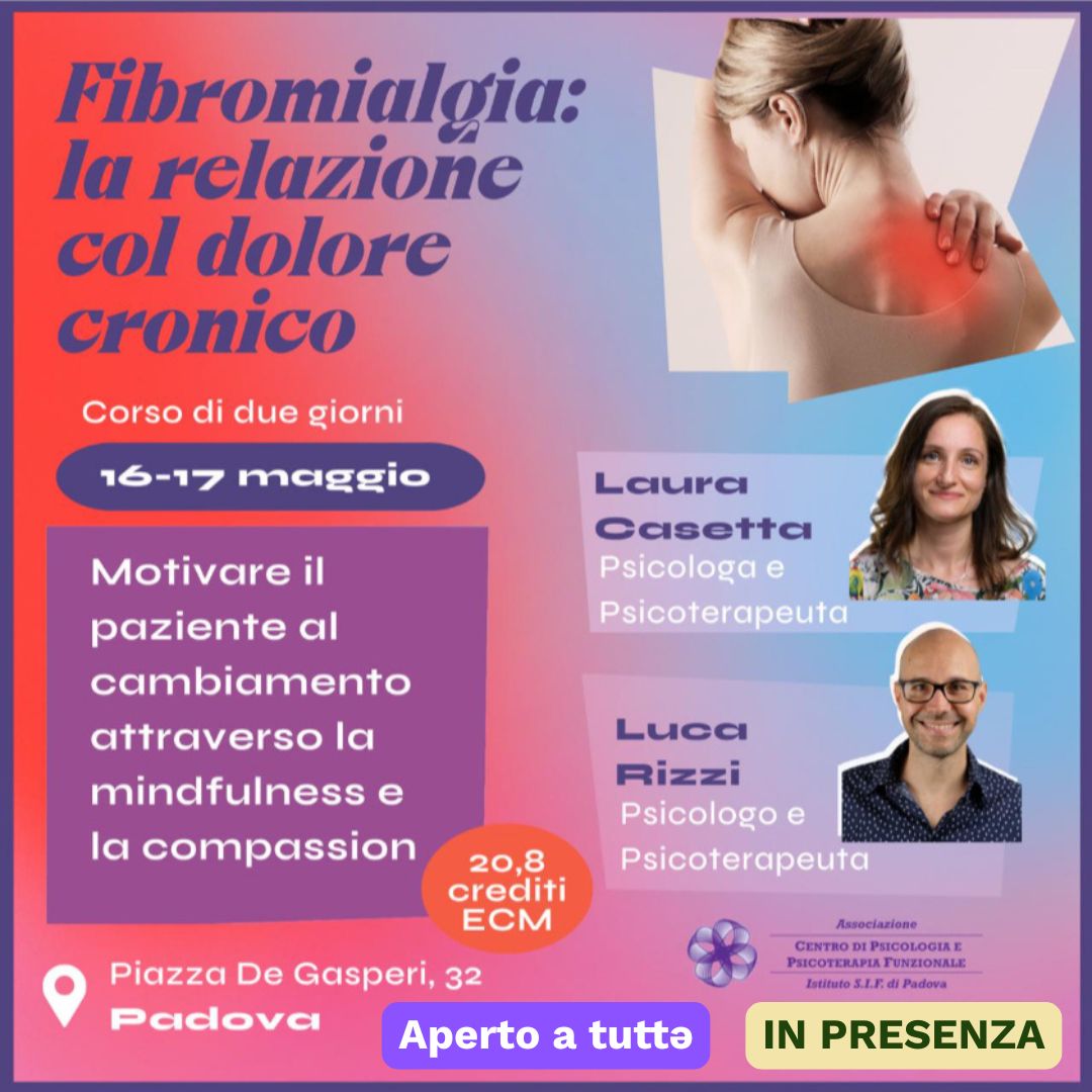 Fibromialgia la relazione col paziente con dolore cronico
